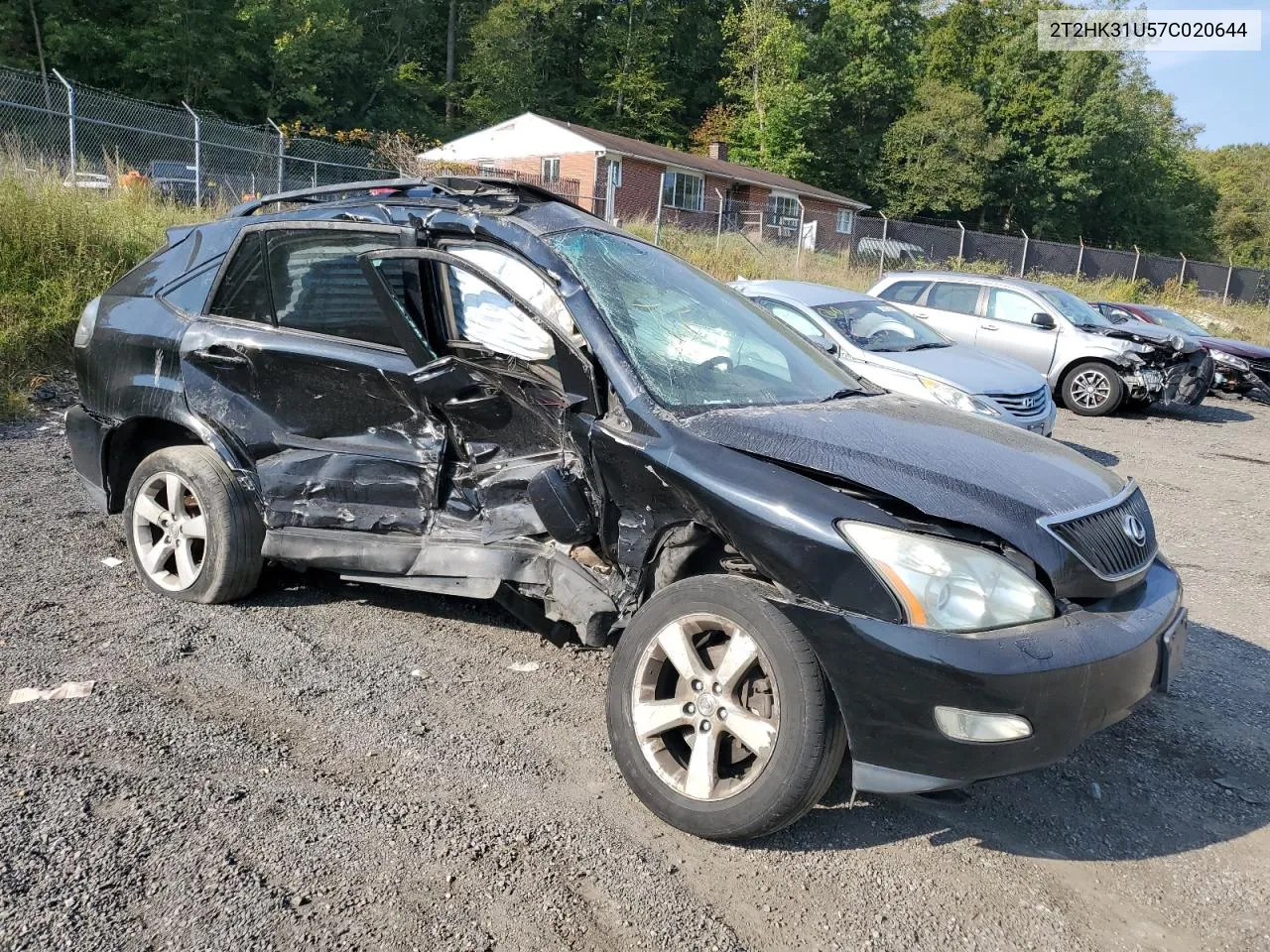 2007 Lexus Rx 350 VIN: 2T2HK31U57C020644 Lot: 75126444