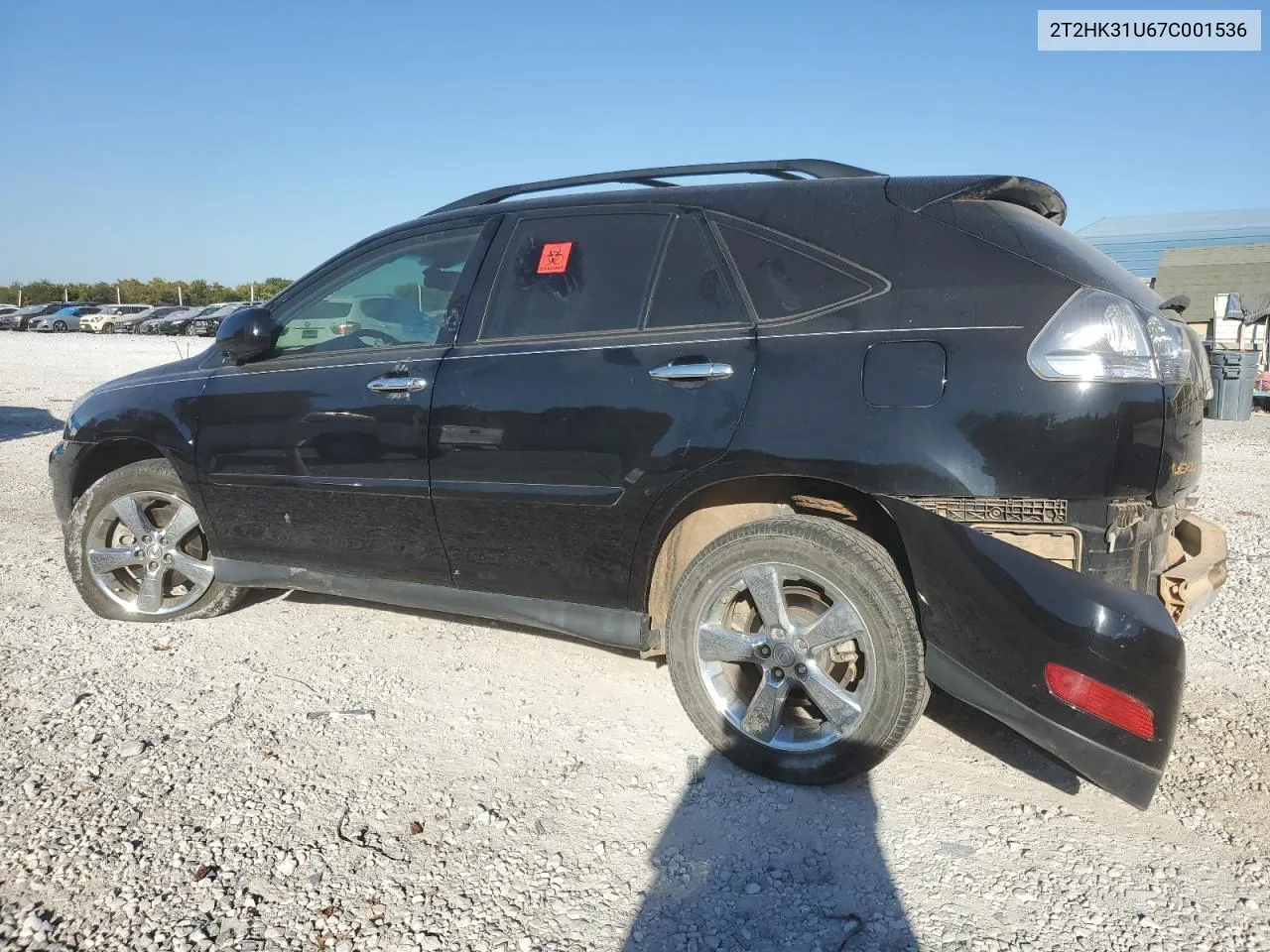 2007 Lexus Rx 350 VIN: 2T2HK31U67C001536 Lot: 75193094