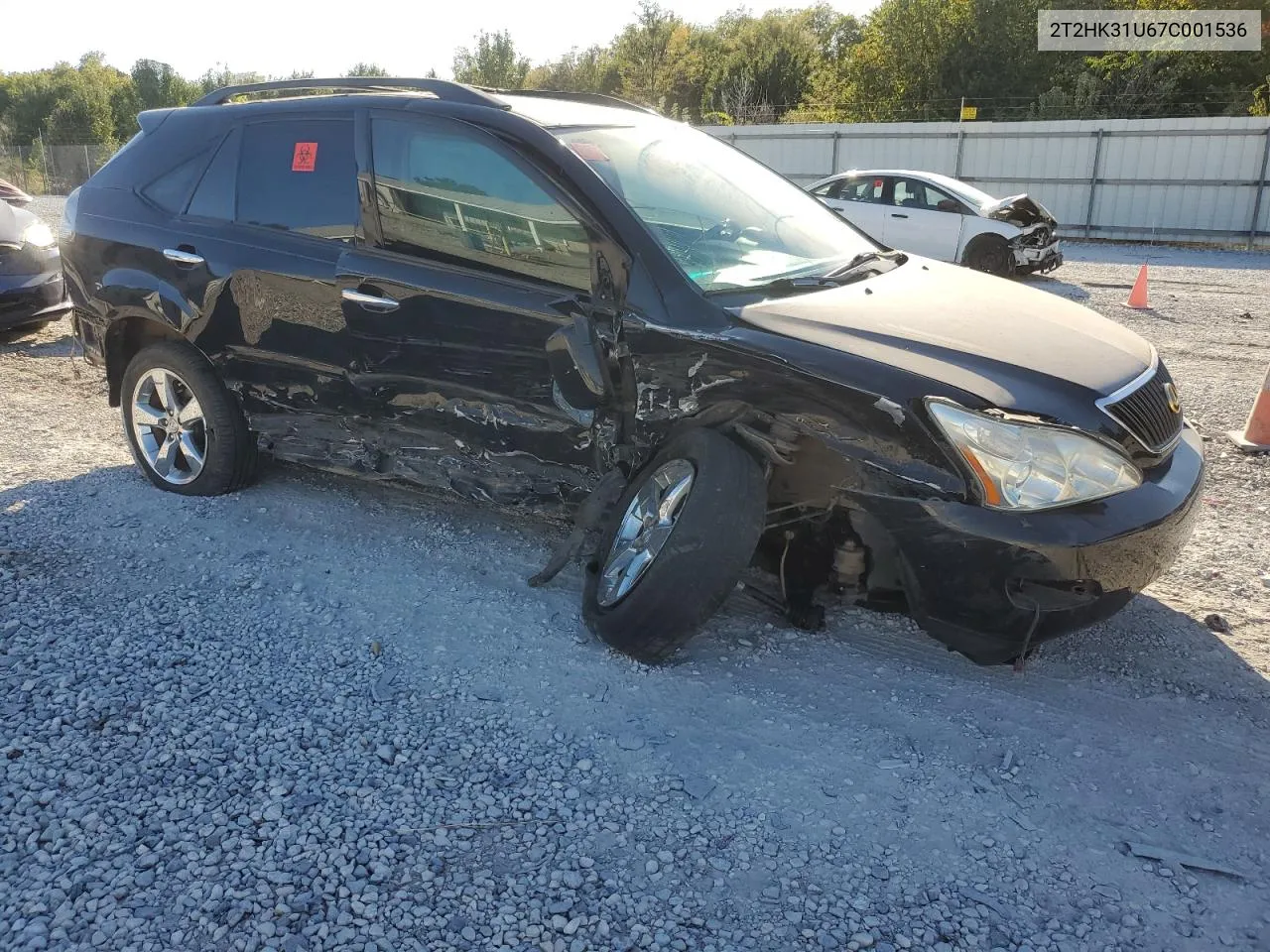 2007 Lexus Rx 350 VIN: 2T2HK31U67C001536 Lot: 75193094