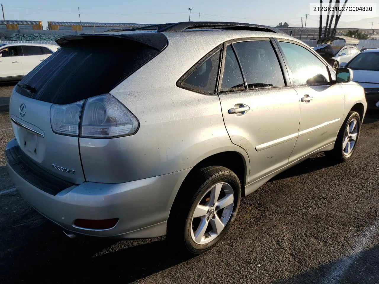 2007 Lexus Rx 350 VIN: 2T2GK31U27C004820 Lot: 75221554