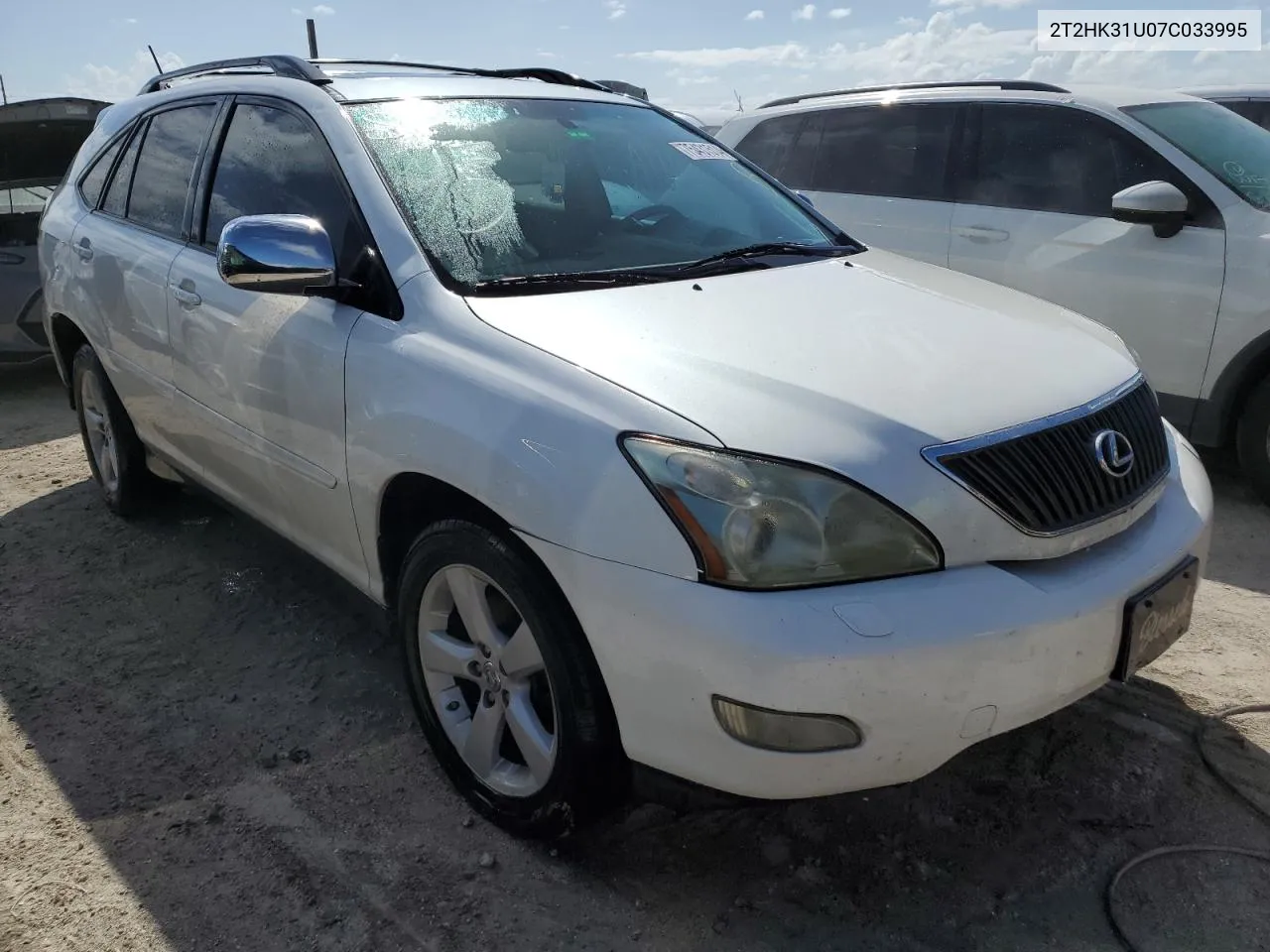 2007 Lexus Rx 350 VIN: 2T2HK31U07C033995 Lot: 75431514