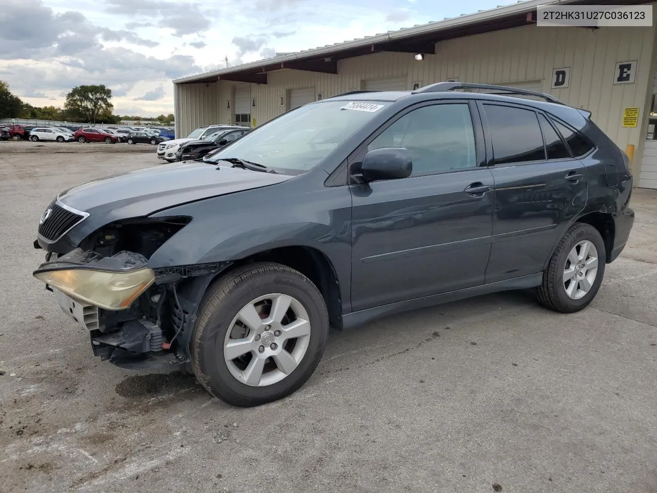 2007 Lexus Rx 350 VIN: 2T2HK31U27C036123 Lot: 75564414