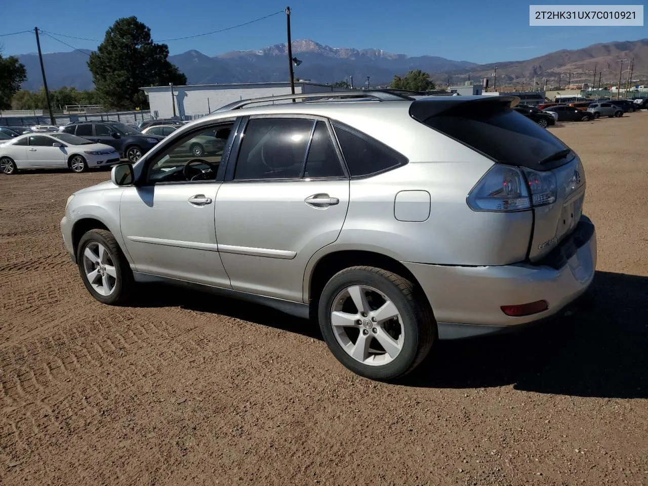 2007 Lexus Rx 350 VIN: 2T2HK31UX7C010921 Lot: 76134844