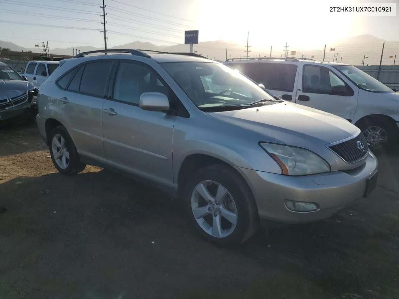 2007 Lexus Rx 350 VIN: 2T2HK31UX7C010921 Lot: 76134844