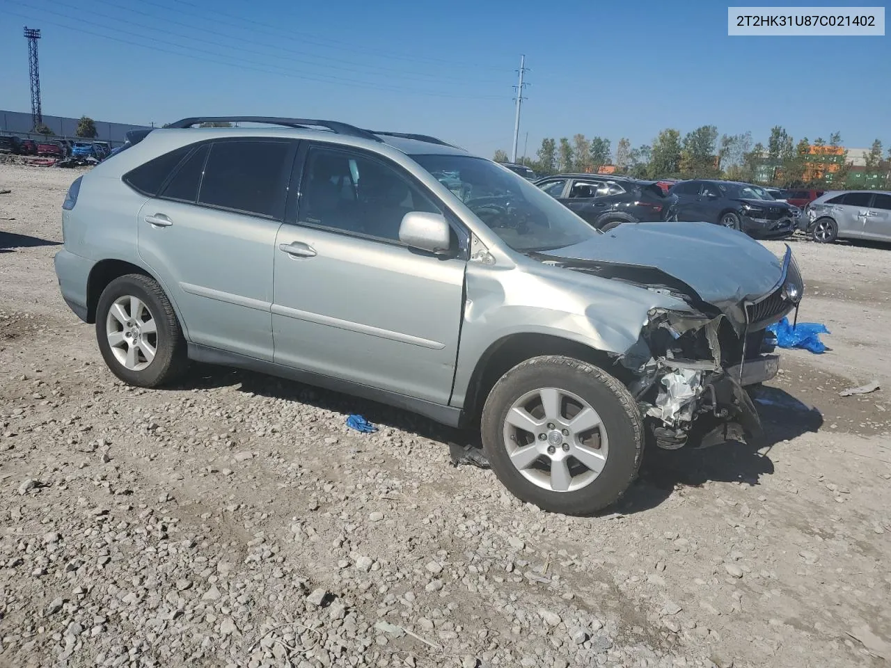 2007 Lexus Rx 350 VIN: 2T2HK31U87C021402 Lot: 76270094