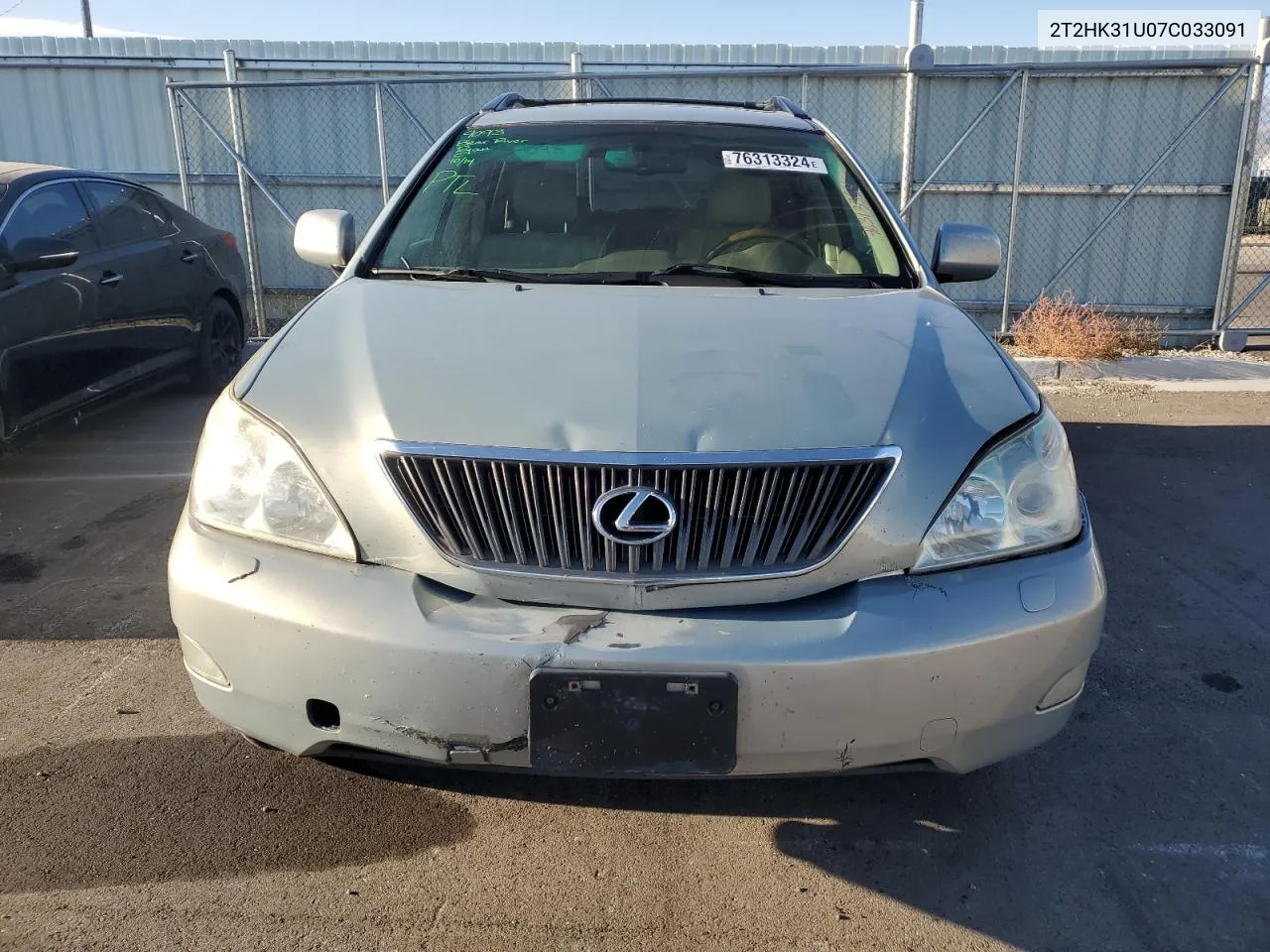 2007 Lexus Rx 350 VIN: 2T2HK31U07C033091 Lot: 76313324