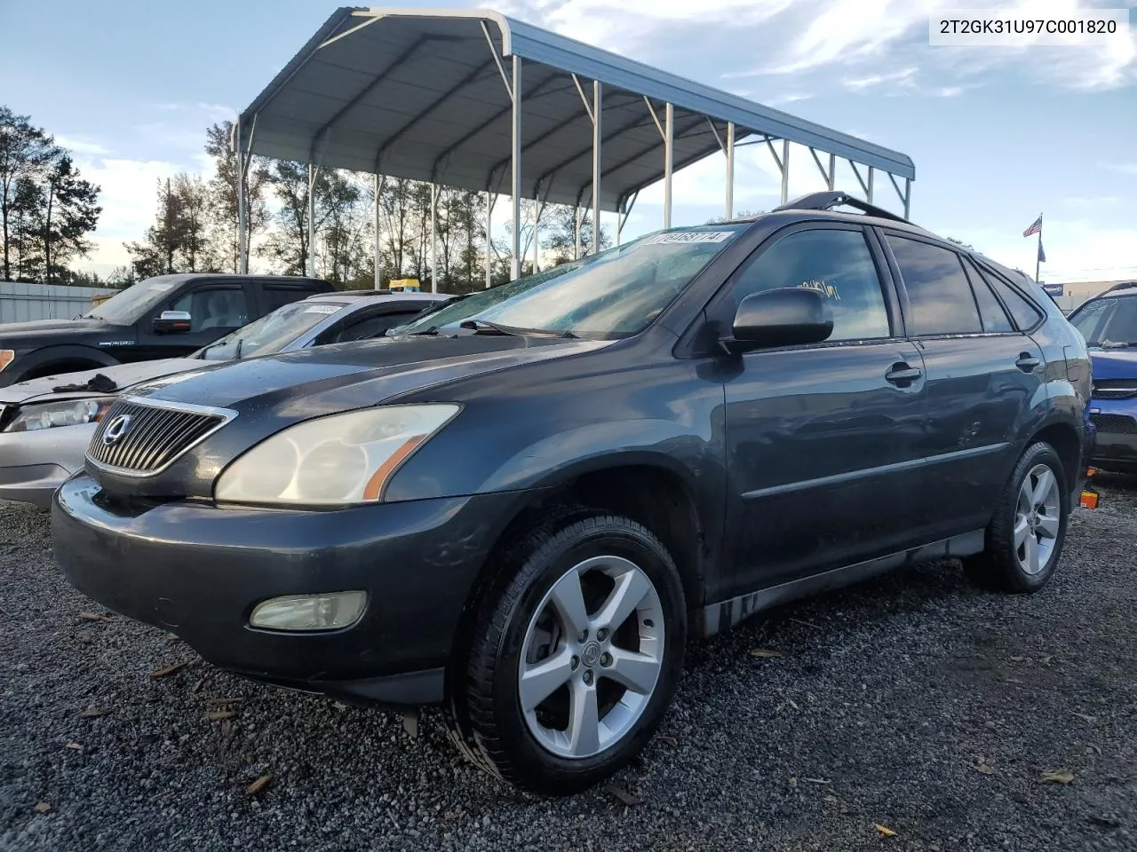 2007 Lexus Rx 350 VIN: 2T2GK31U97C001820 Lot: 76468774