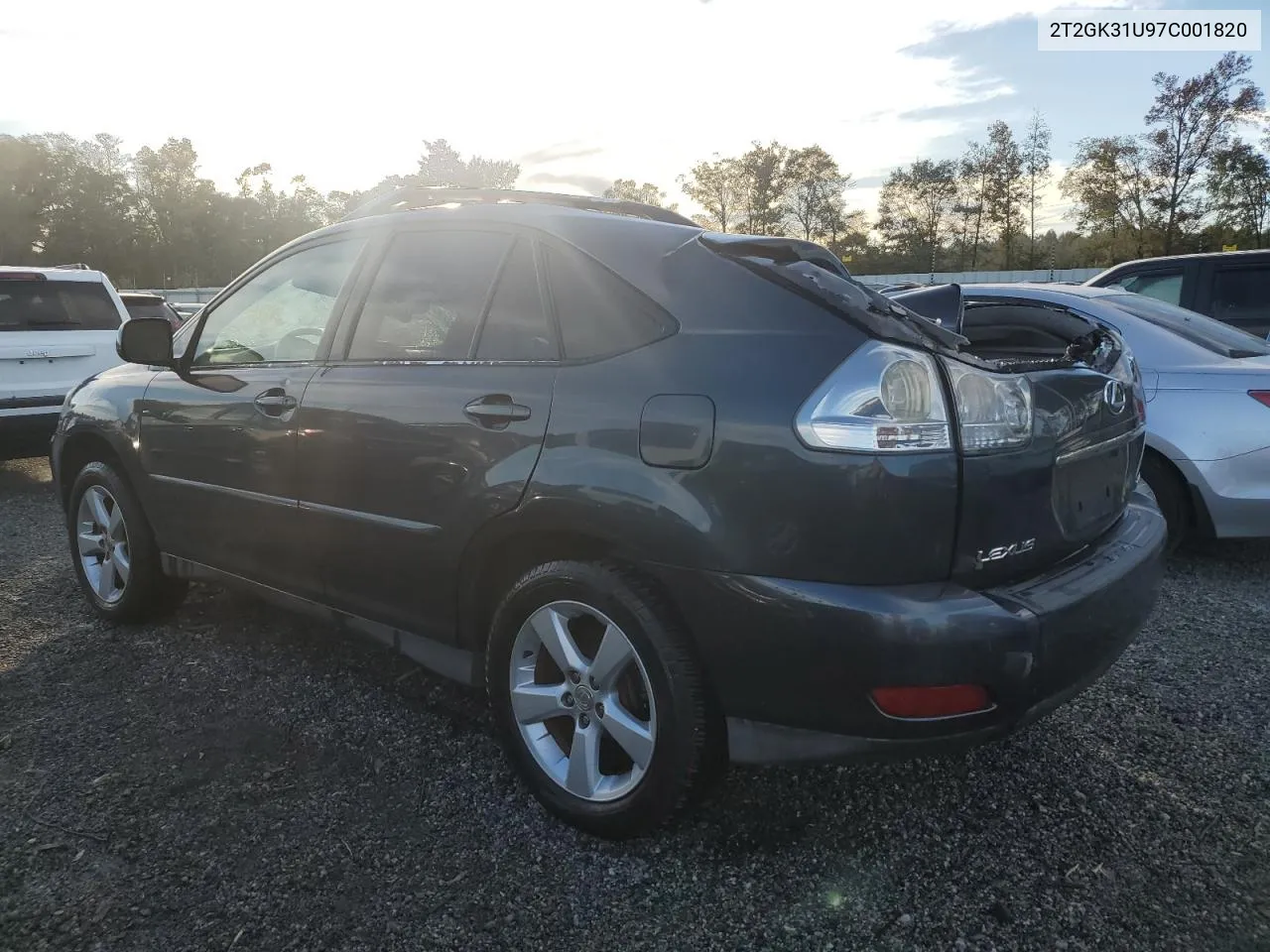 2007 Lexus Rx 350 VIN: 2T2GK31U97C001820 Lot: 76468774