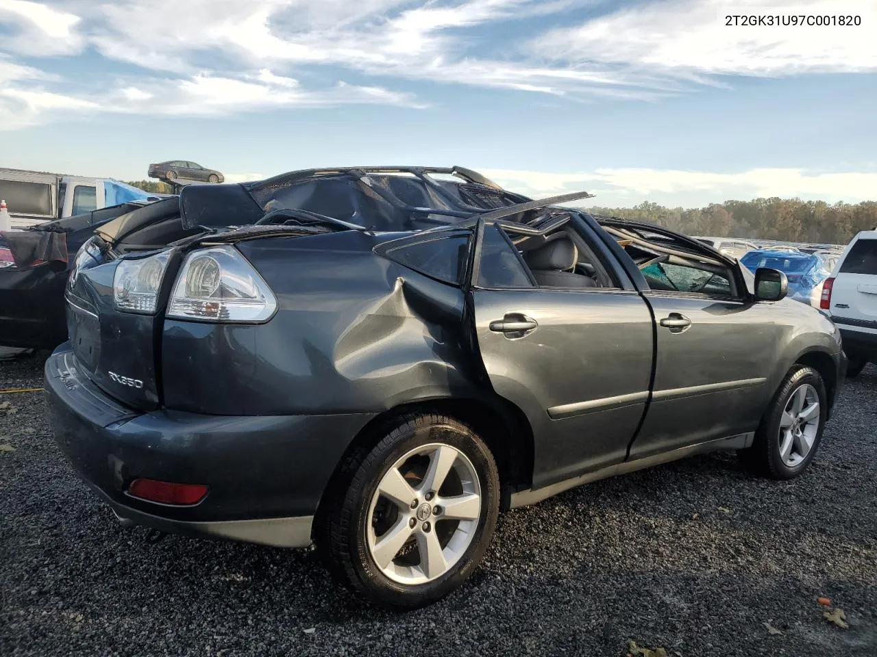 2007 Lexus Rx 350 VIN: 2T2GK31U97C001820 Lot: 76468774