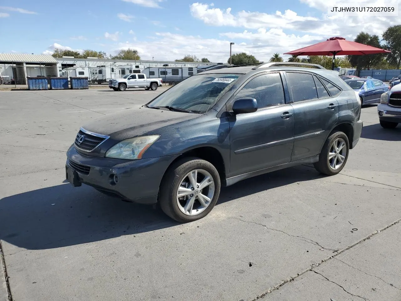 2007 Lexus Rx 400H VIN: JTJHW31U172027059 Lot: 76595844