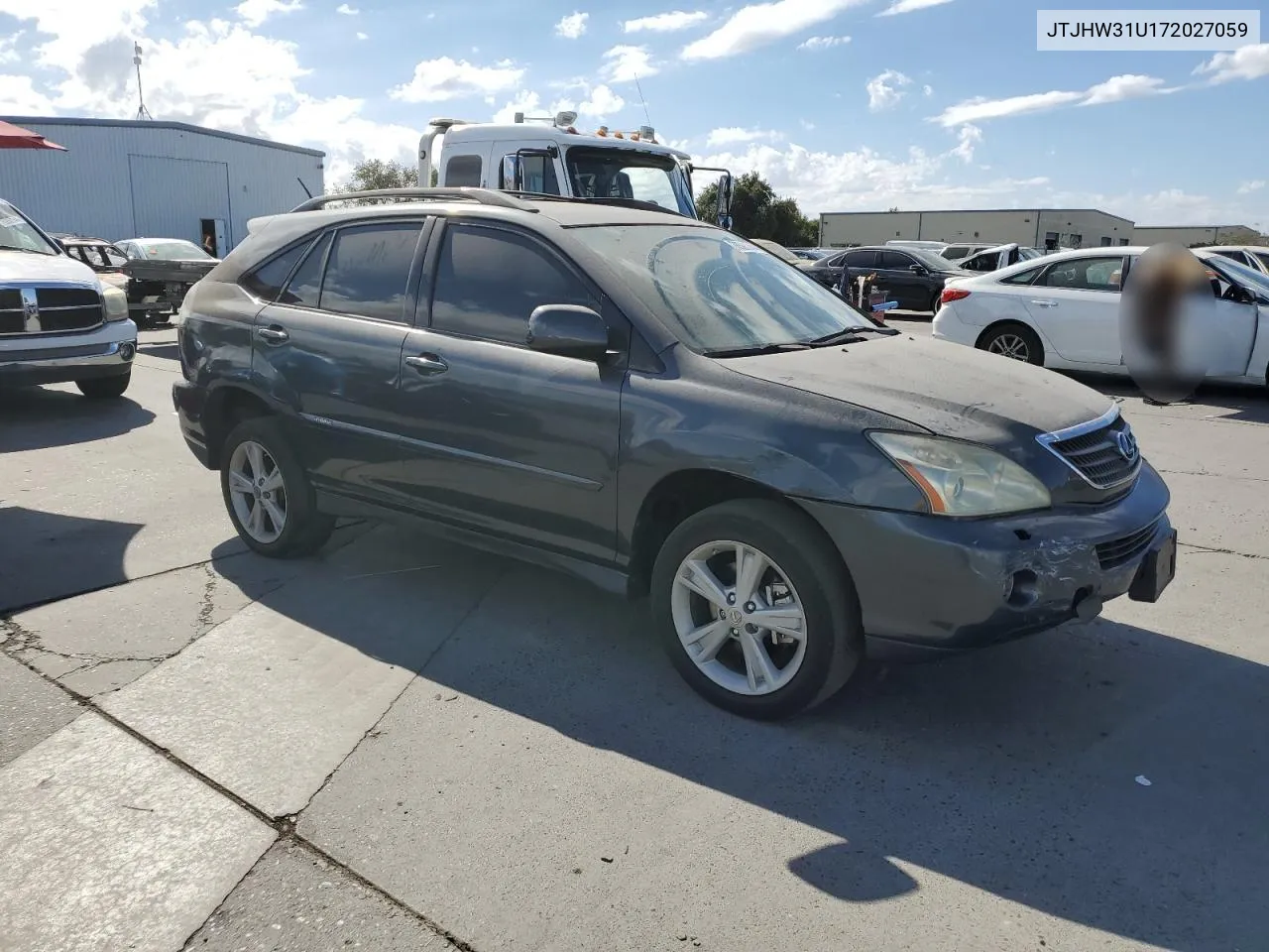 2007 Lexus Rx 400H VIN: JTJHW31U172027059 Lot: 76595844