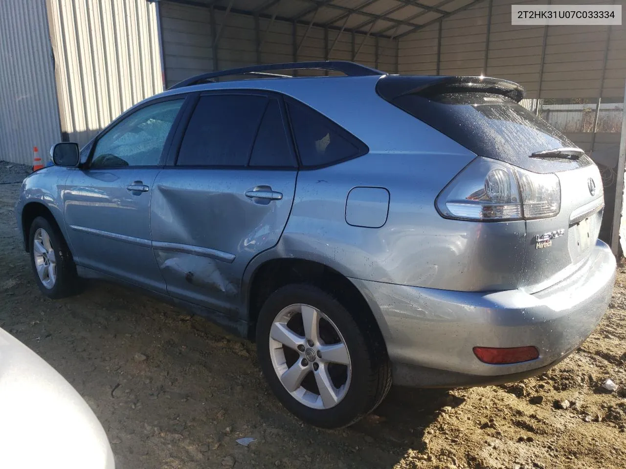 2007 Lexus Rx 350 VIN: 2T2HK31U07C033334 Lot: 76692534