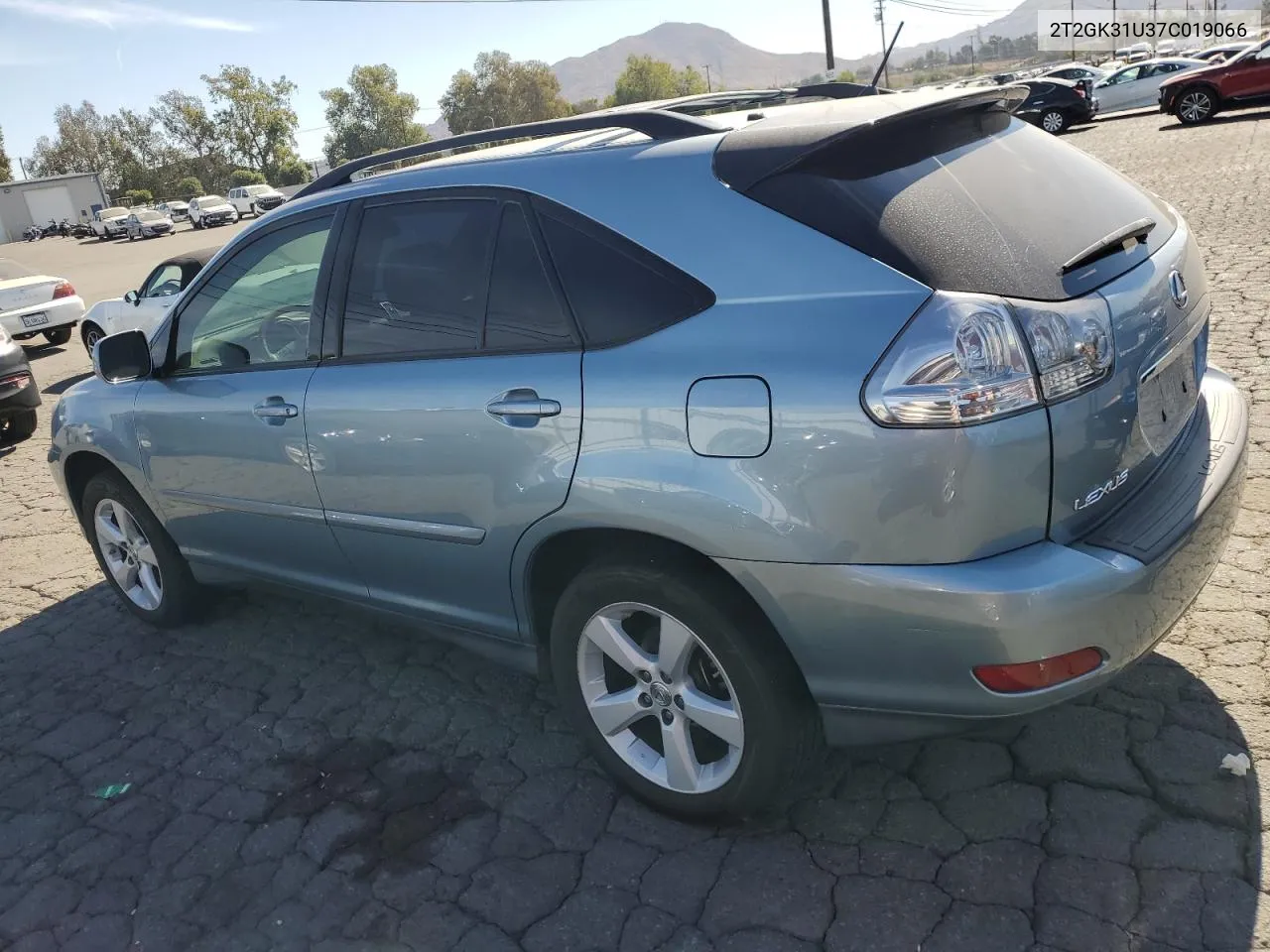 2007 Lexus Rx 350 VIN: 2T2GK31U37C019066 Lot: 77006444