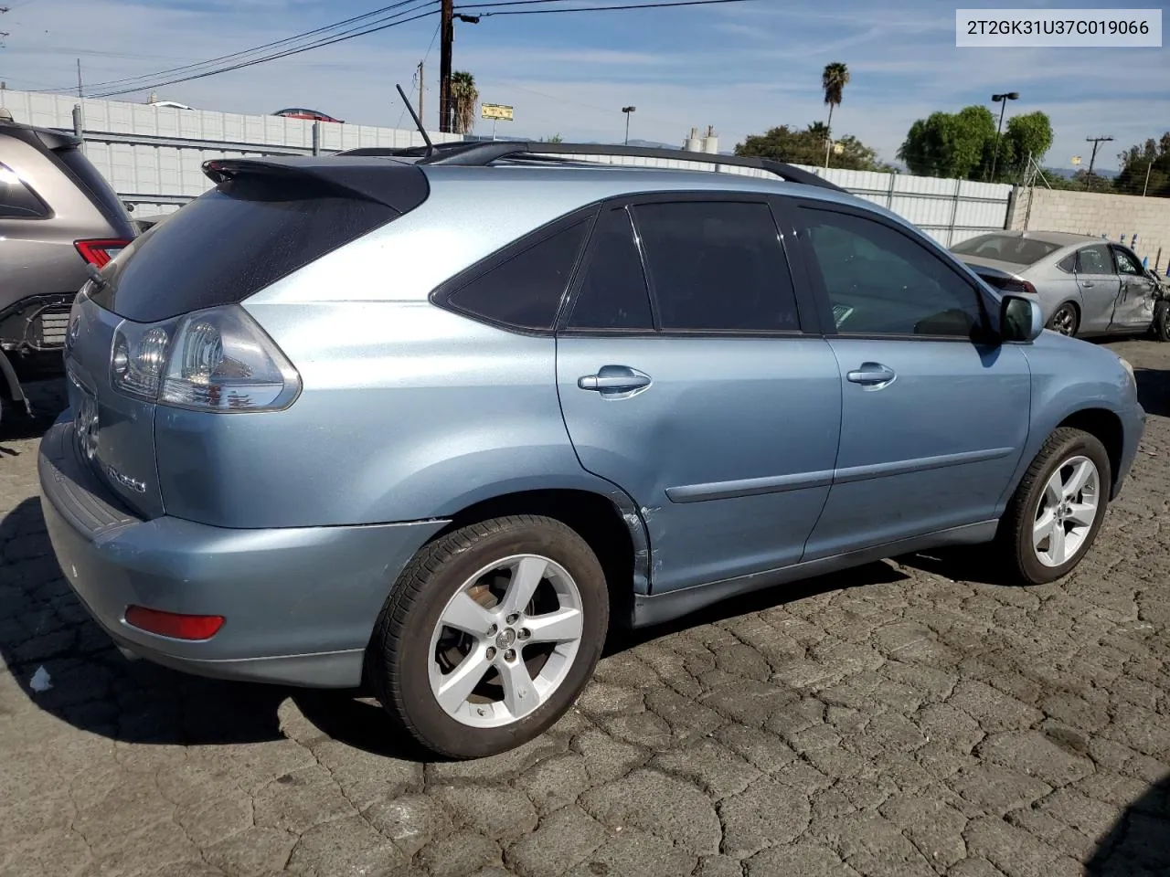 2007 Lexus Rx 350 VIN: 2T2GK31U37C019066 Lot: 77006444