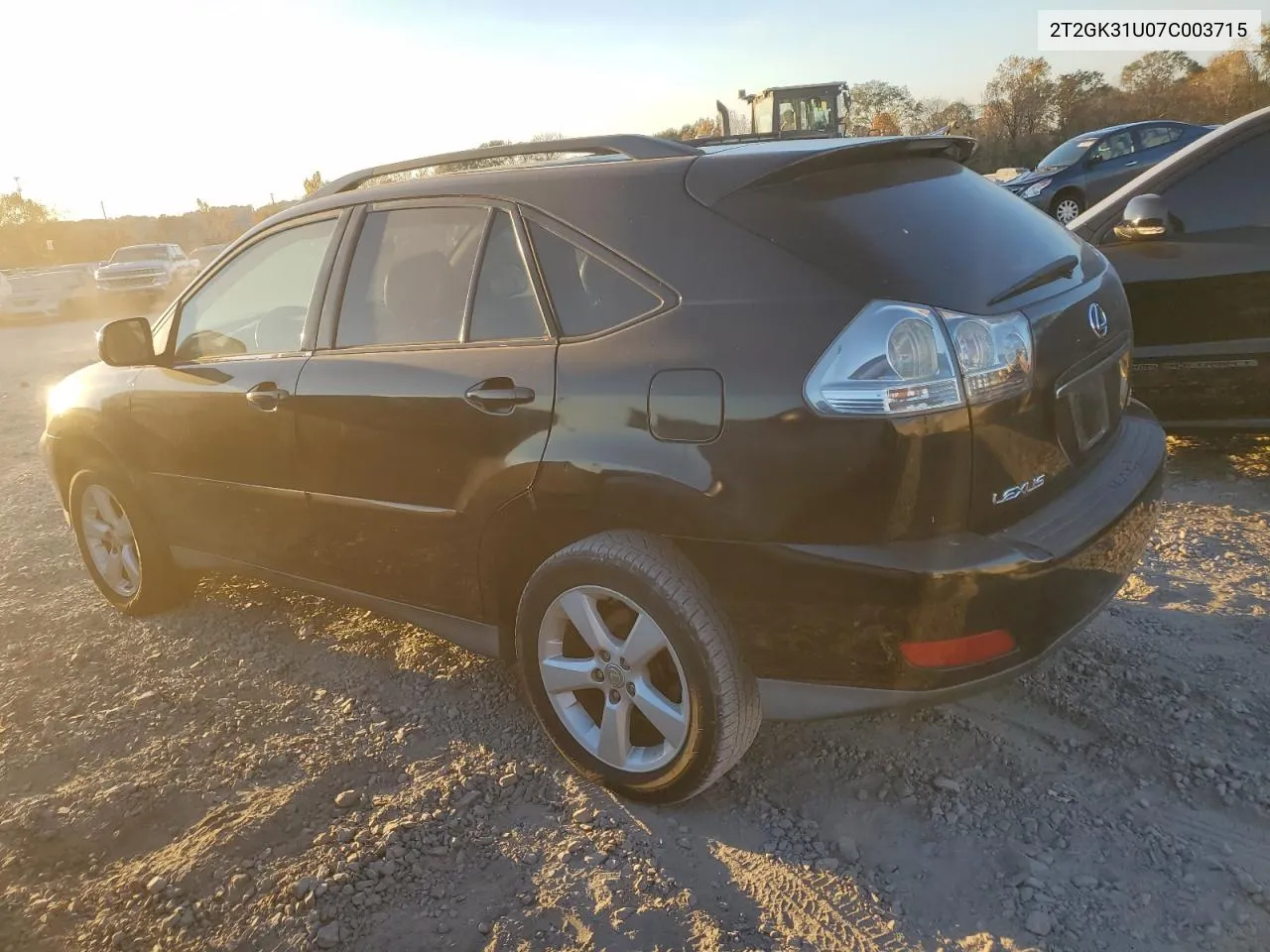 2007 Lexus Rx 350 VIN: 2T2GK31U07C003715 Lot: 77165994