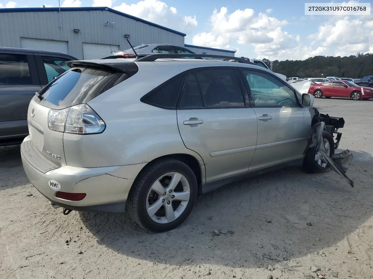 2007 Lexus Rx 350 VIN: 2T2GK31U97C016768 Lot: 77211964