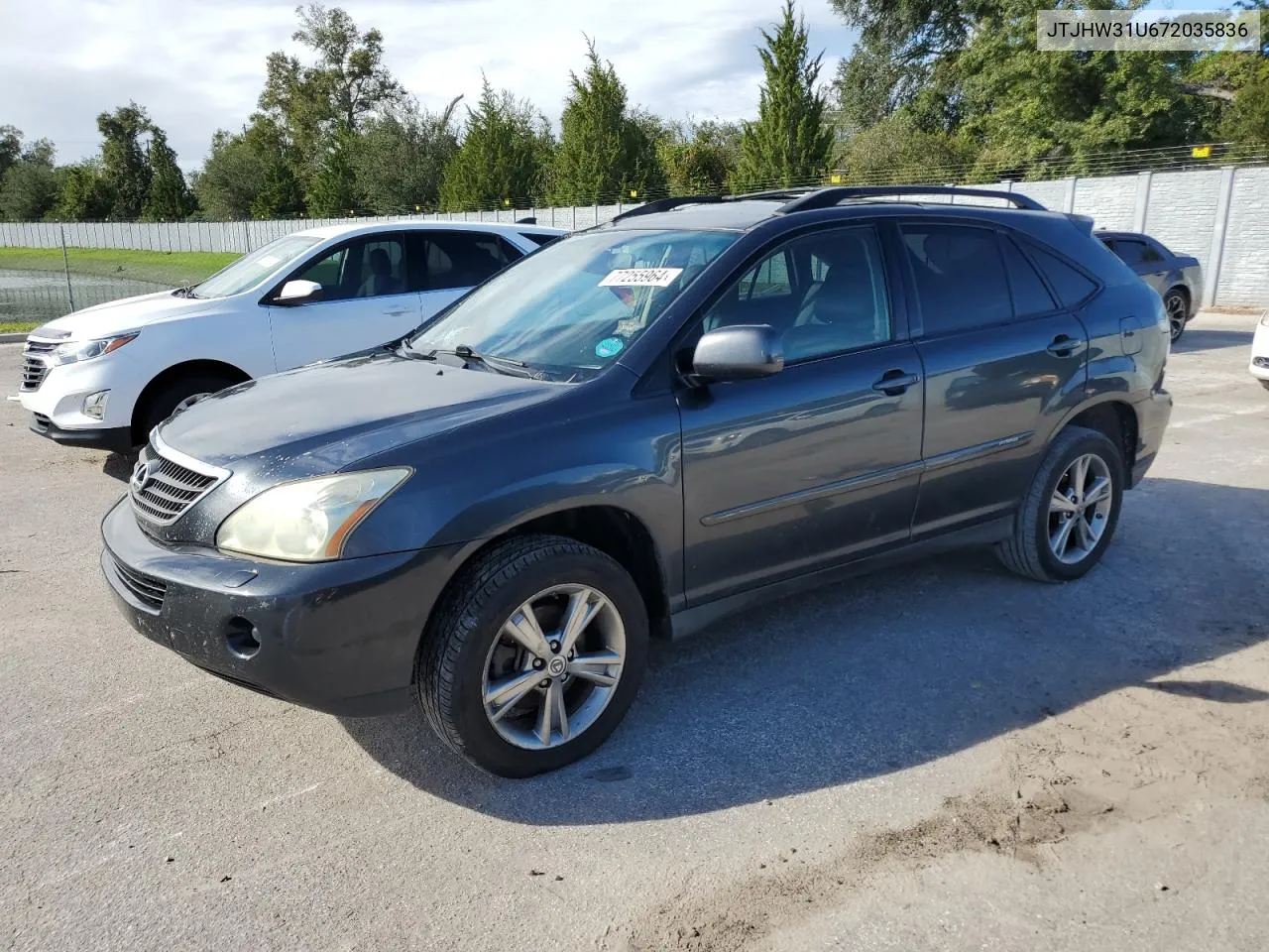 2007 Lexus Rx 400H VIN: JTJHW31U672035836 Lot: 77255964