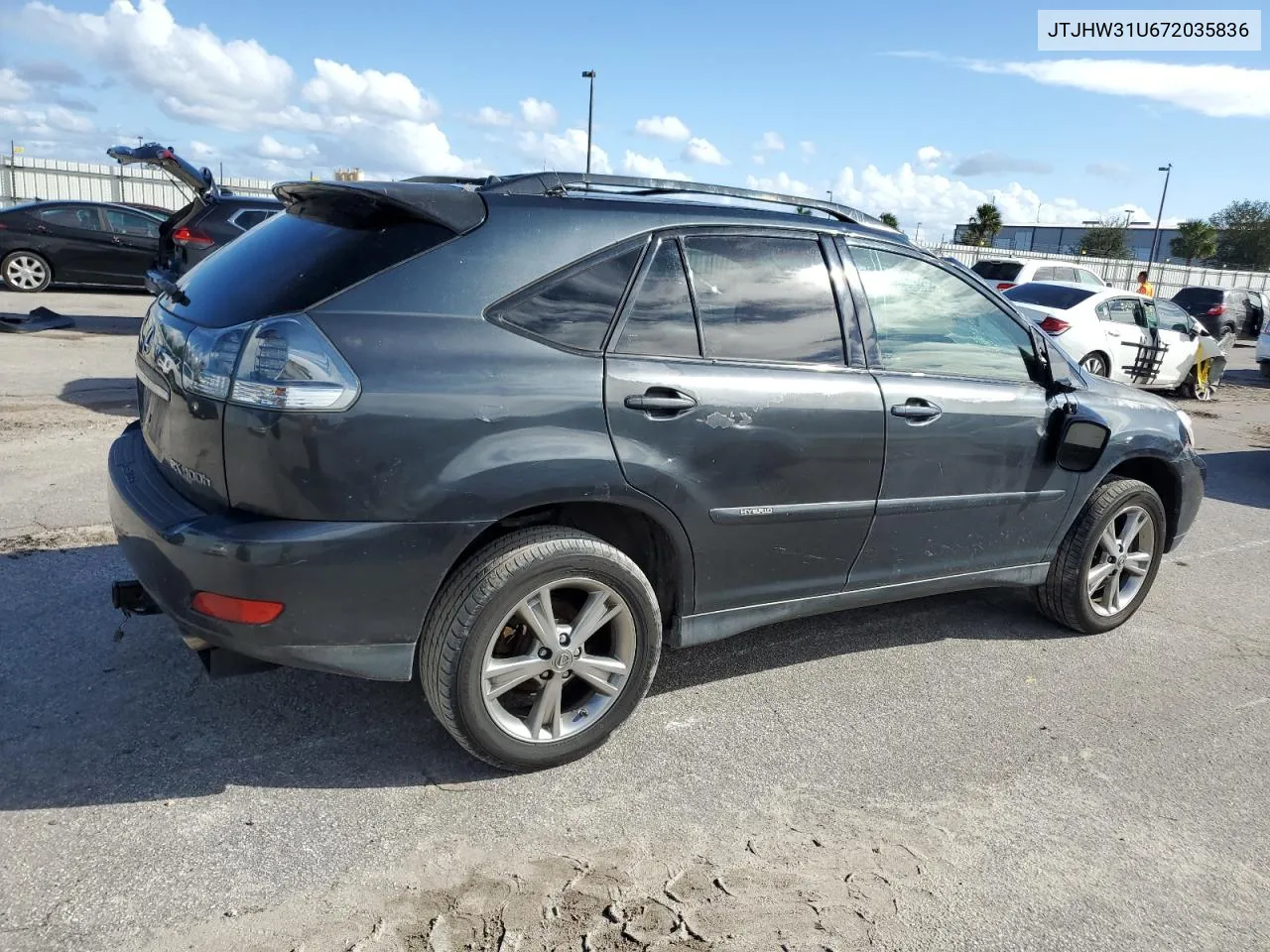 2007 Lexus Rx 400H VIN: JTJHW31U672035836 Lot: 77255964