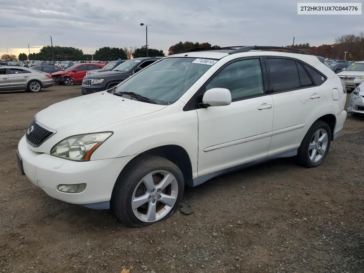 2007 Lexus Rx 350 VIN: 2T2HK31UX7C044776 Lot: 77436614