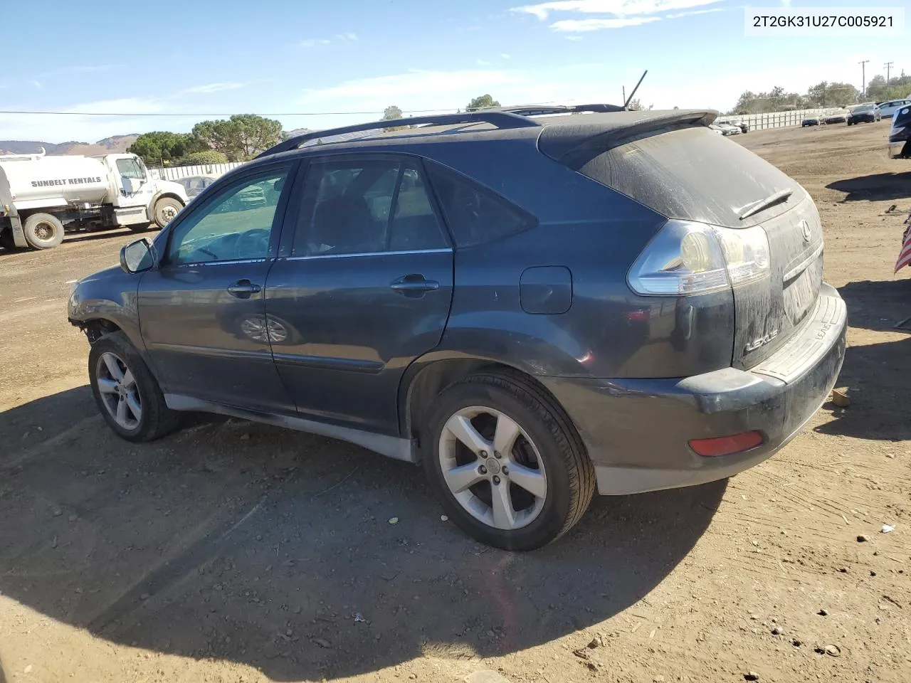 2007 Lexus Rx 350 VIN: 2T2GK31U27C005921 Lot: 77863594