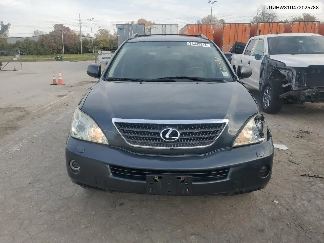 2007 Lexus Rx 400H VIN: JTJHW31U472025788 Lot: 78032214