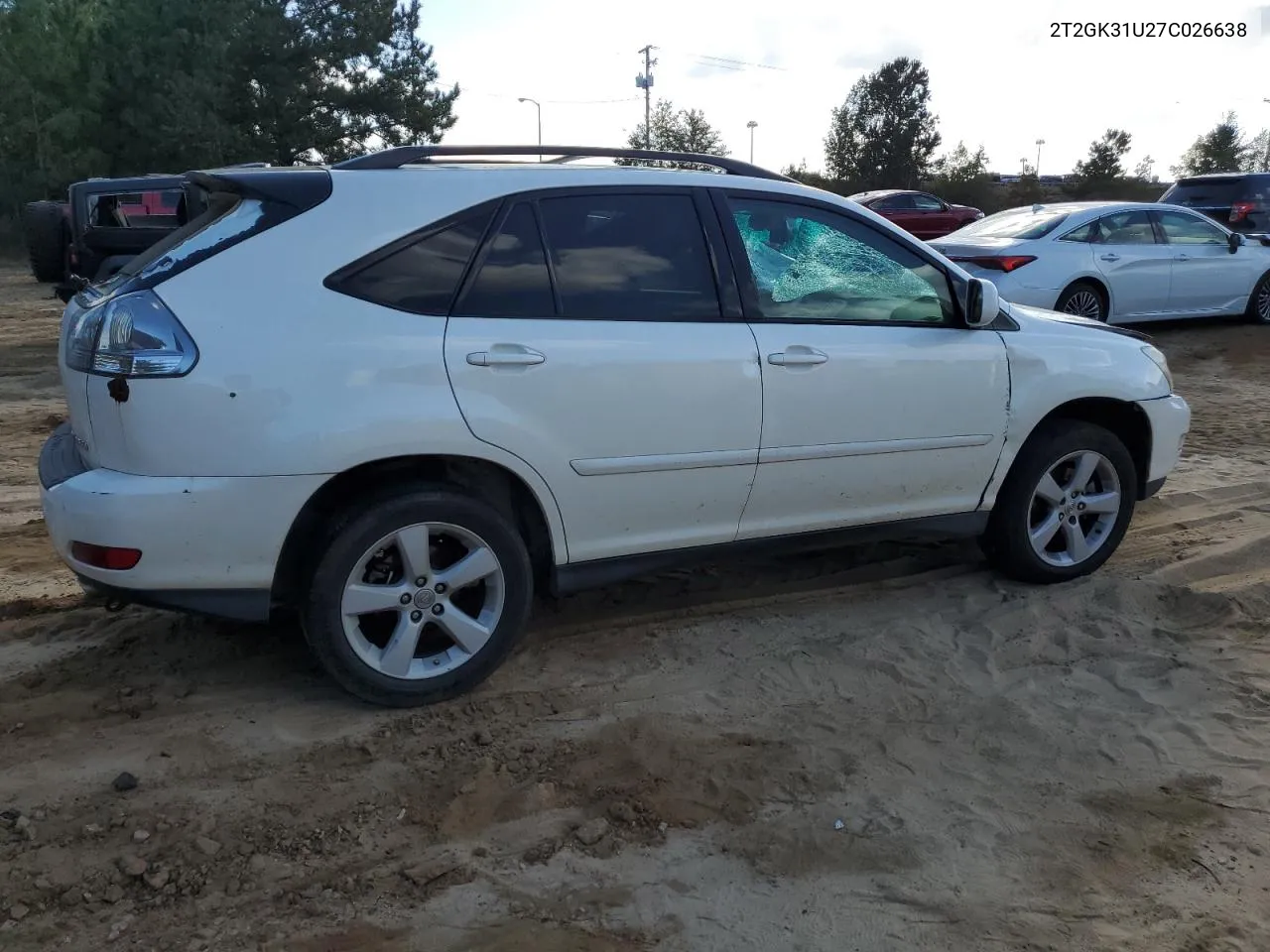 2007 Lexus Rx 350 VIN: 2T2GK31U27C026638 Lot: 78148764