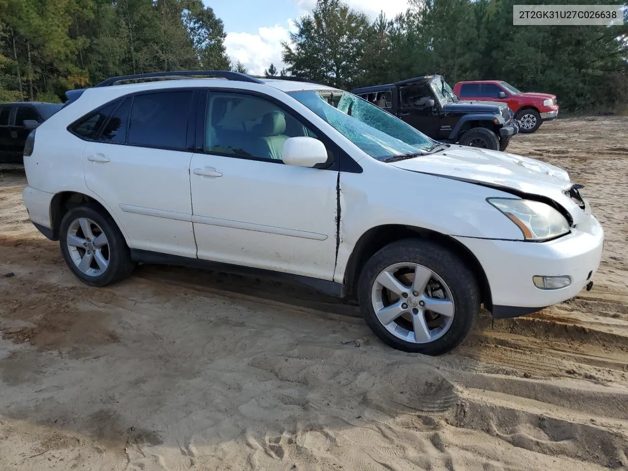 2007 Lexus Rx 350 VIN: 2T2GK31U27C026638 Lot: 78148764