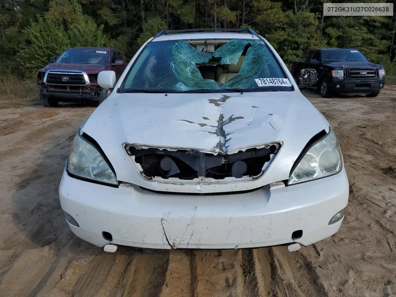 2007 Lexus Rx 350 VIN: 2T2GK31U27C026638 Lot: 78148764