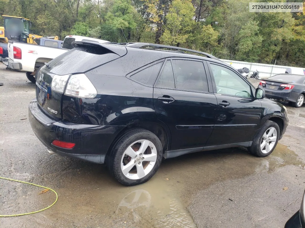 2007 Lexus Rx 350 VIN: 2T2GK31U47C005158 Lot: 78531204