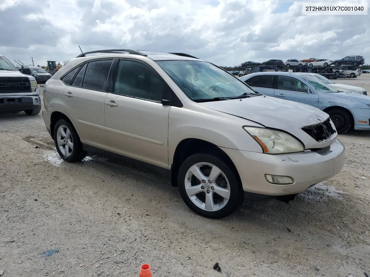 2007 Lexus Rx 350 VIN: 2T2HK31UX7C001040 Lot: 79192864