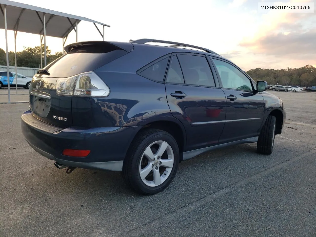 2007 Lexus Rx 350 VIN: 2T2HK31U27C010766 Lot: 79342584