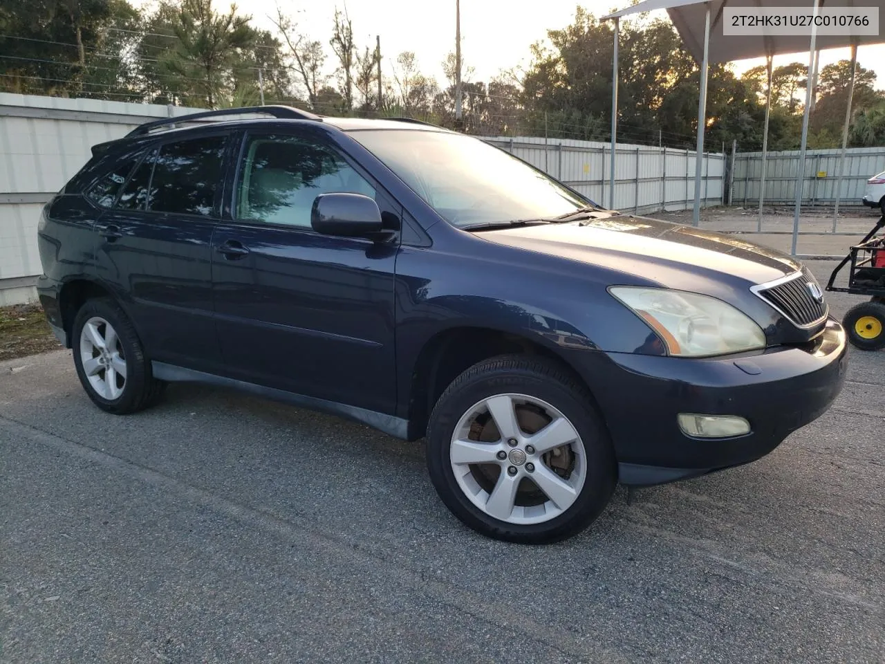 2007 Lexus Rx 350 VIN: 2T2HK31U27C010766 Lot: 79342584