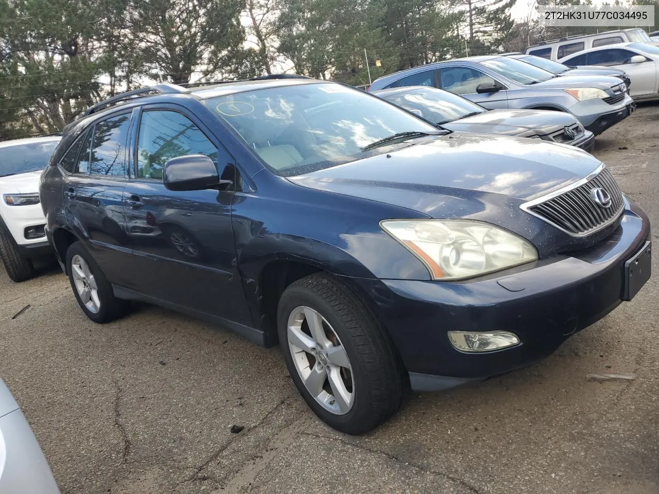 2007 Lexus Rx 350 VIN: 2T2HK31U77C034495 Lot: 79444844