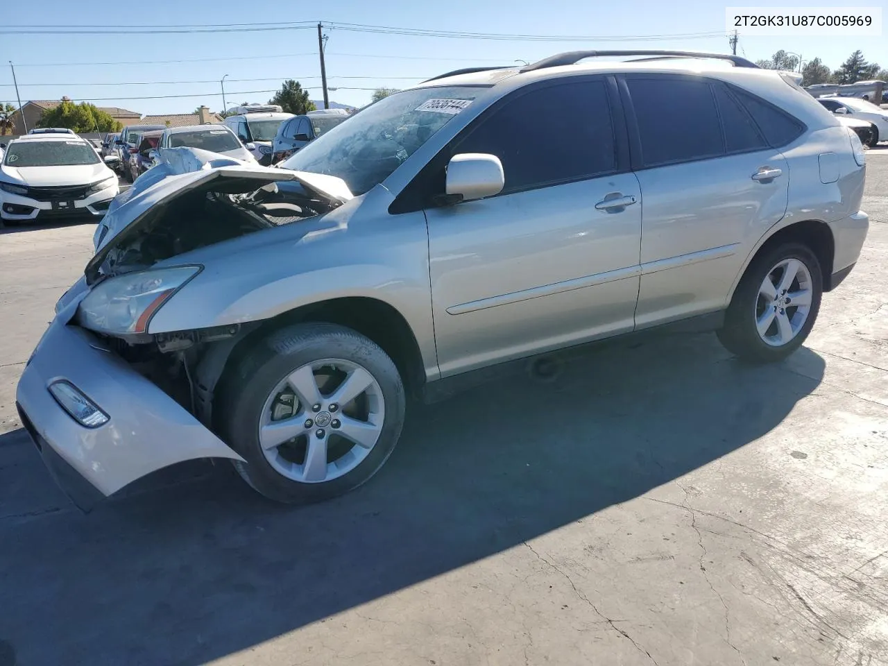 2007 Lexus Rx 350 VIN: 2T2GK31U87C005969 Lot: 79636144