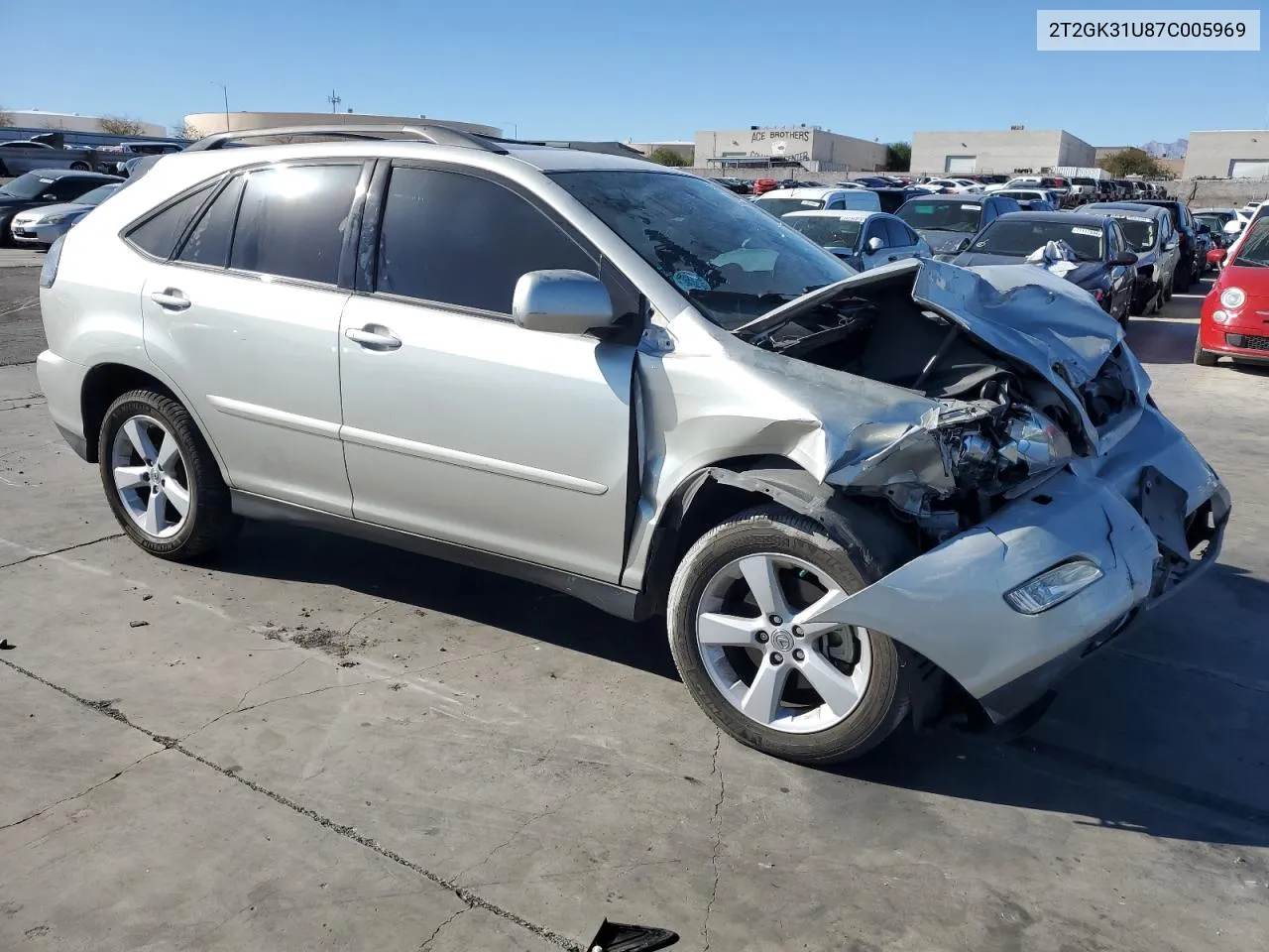 2007 Lexus Rx 350 VIN: 2T2GK31U87C005969 Lot: 79636144