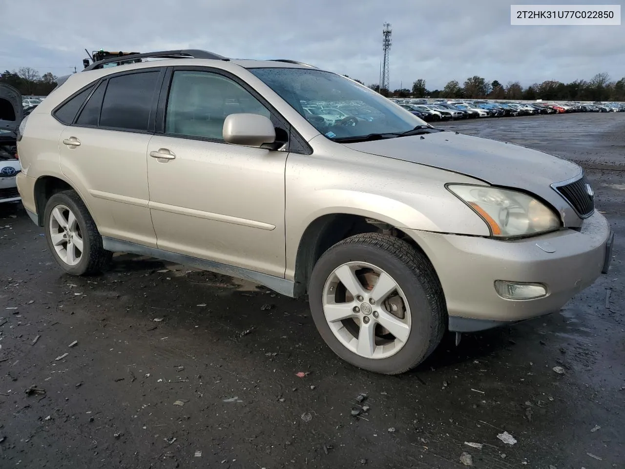 2007 Lexus Rx 350 VIN: 2T2HK31U77C022850 Lot: 79918464