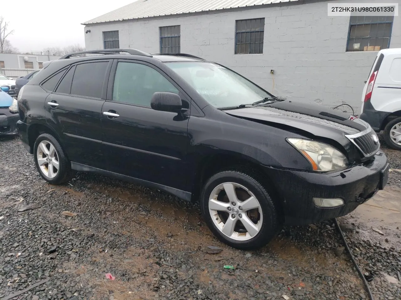 2008 Lexus Rx 350 VIN: 2T2HK31U98C061330 Lot: 38884844