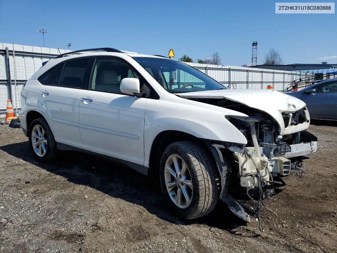 2008 Lexus Rx 350 VIN: 2T2HK31U18C080888 Lot: 48685664