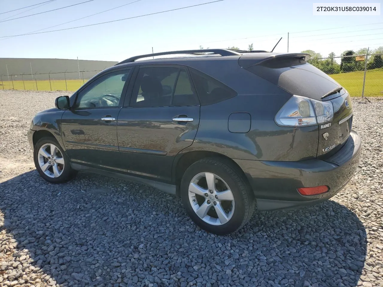 2008 Lexus Rx 350 VIN: 2T2GK31U58C039014 Lot: 51989264