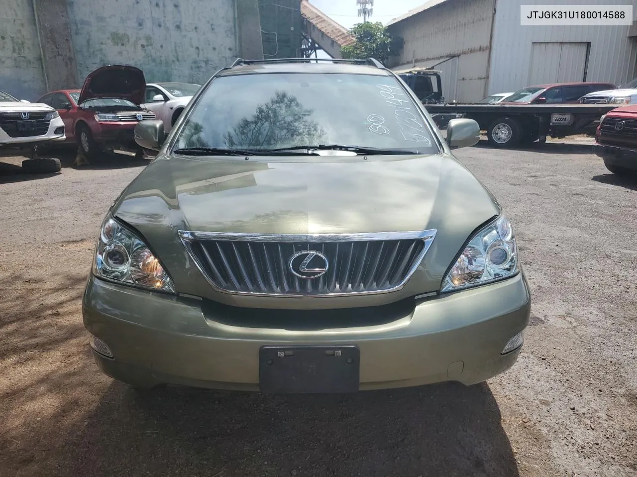 2008 Lexus Rx 350 VIN: JTJGK31U180014588 Lot: 57301494