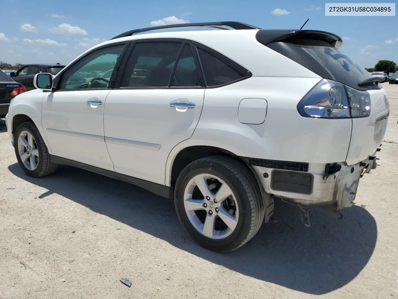 2008 Lexus Rx 350 VIN: 2T2GK31U58C034895 Lot: 61265694