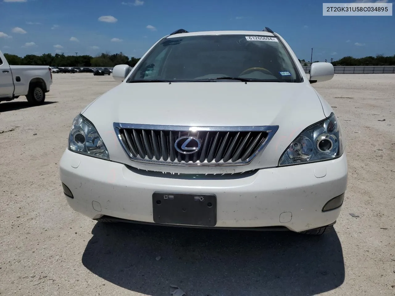 2008 Lexus Rx 350 VIN: 2T2GK31U58C034895 Lot: 61265694