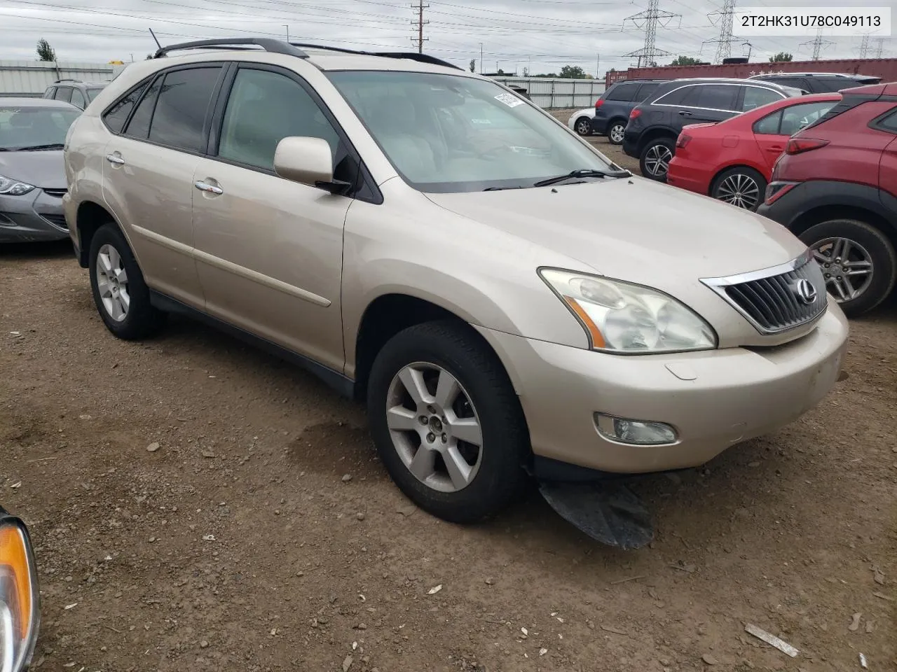 2T2HK31U78C049113 2008 Lexus Rx 350