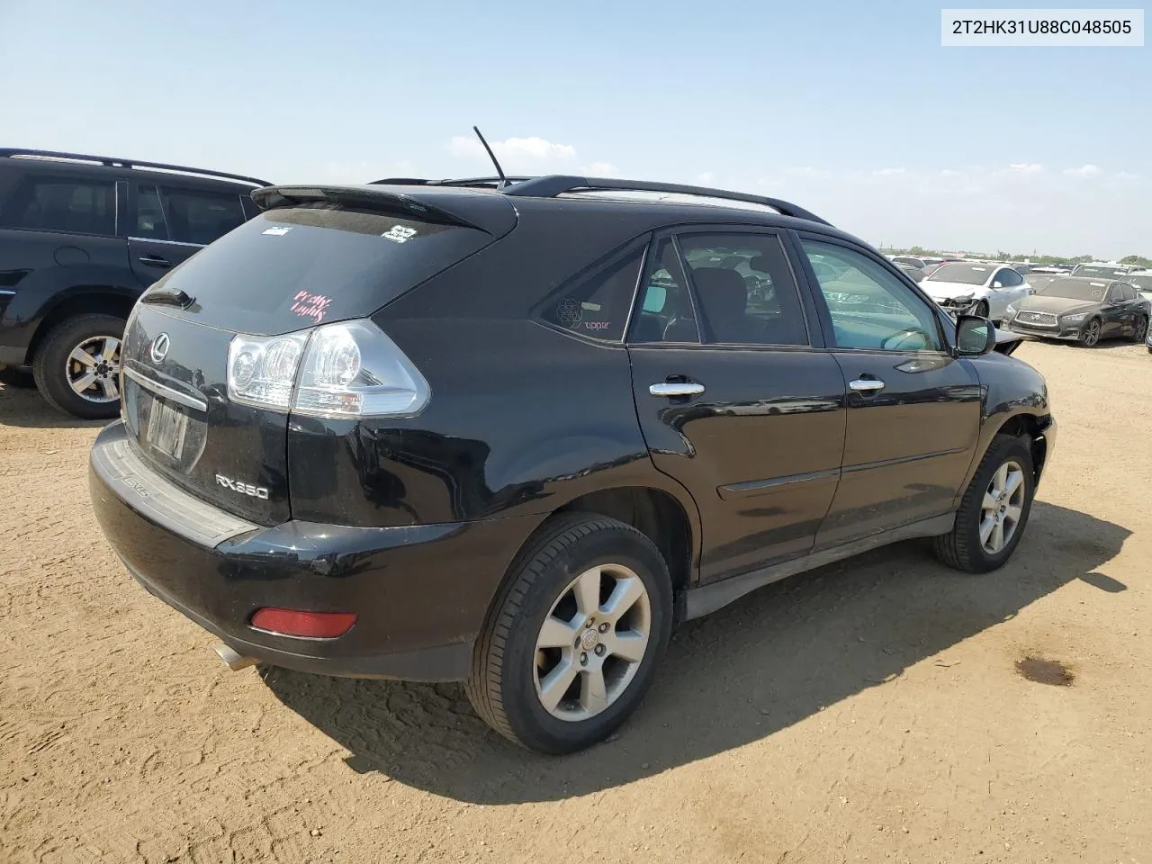 2008 Lexus Rx 350 VIN: 2T2HK31U88C048505 Lot: 66035014