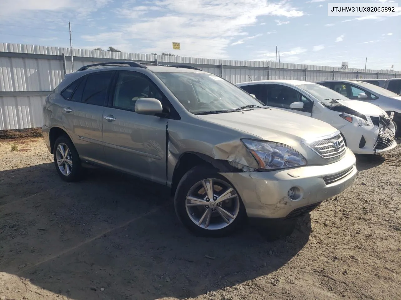 JTJHW31UX82065892 2008 Lexus Rx 400H