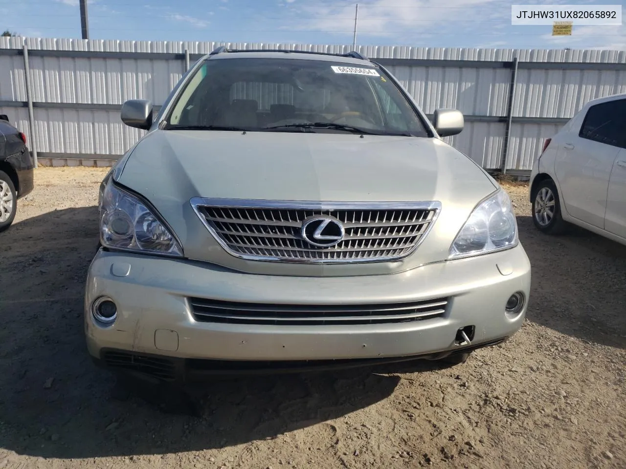 2008 Lexus Rx 400H VIN: JTJHW31UX82065892 Lot: 66355654