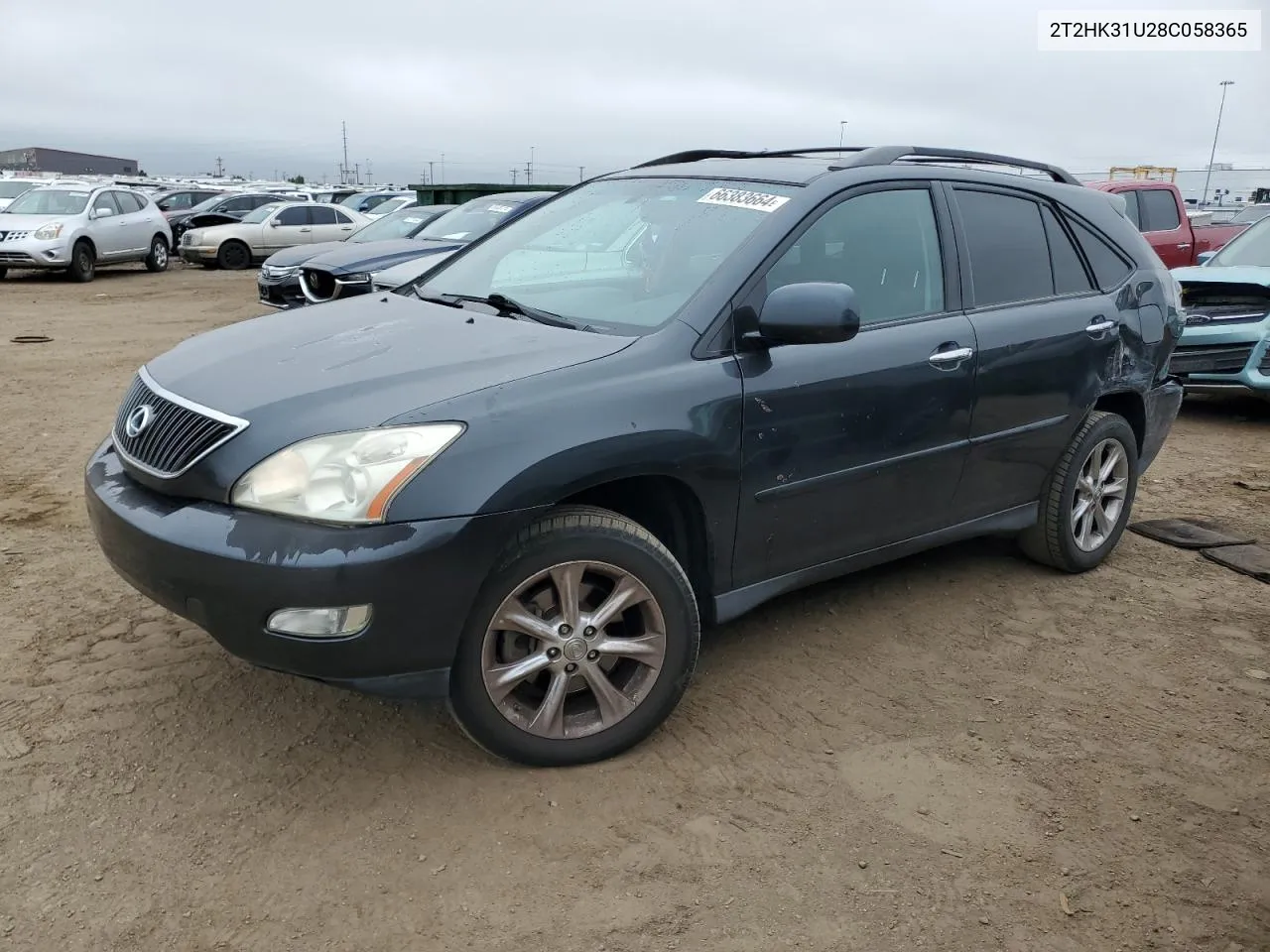 2008 Lexus Rx 350 VIN: 2T2HK31U28C058365 Lot: 66383664