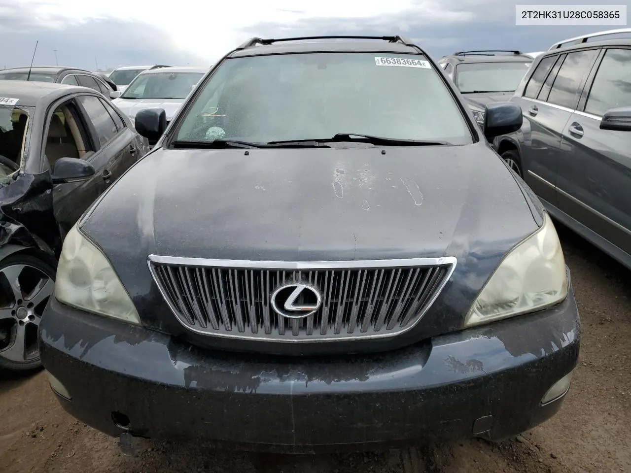 2008 Lexus Rx 350 VIN: 2T2HK31U28C058365 Lot: 66383664