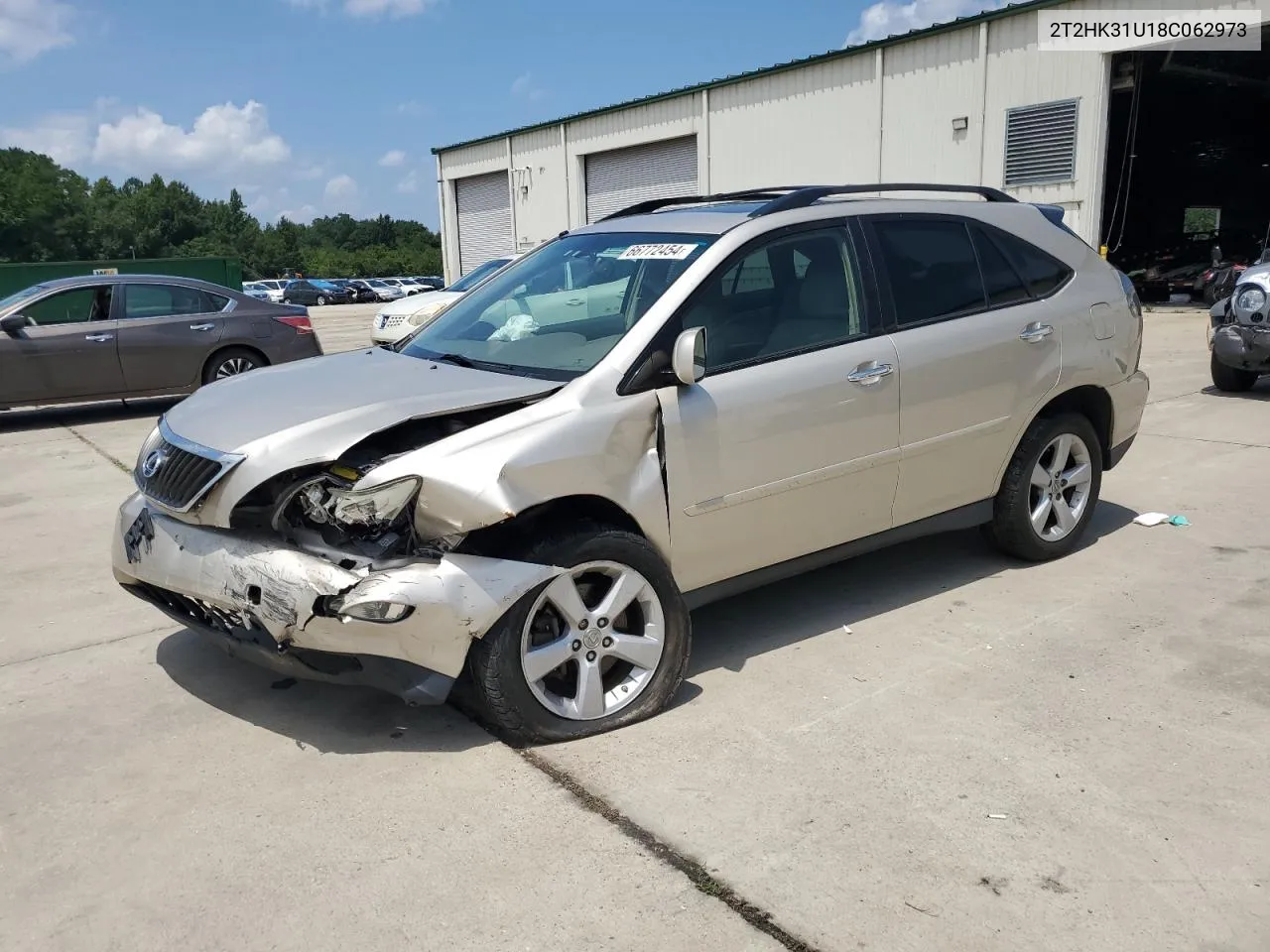 2008 Lexus Rx 350 VIN: 2T2HK31U18C062973 Lot: 66772454