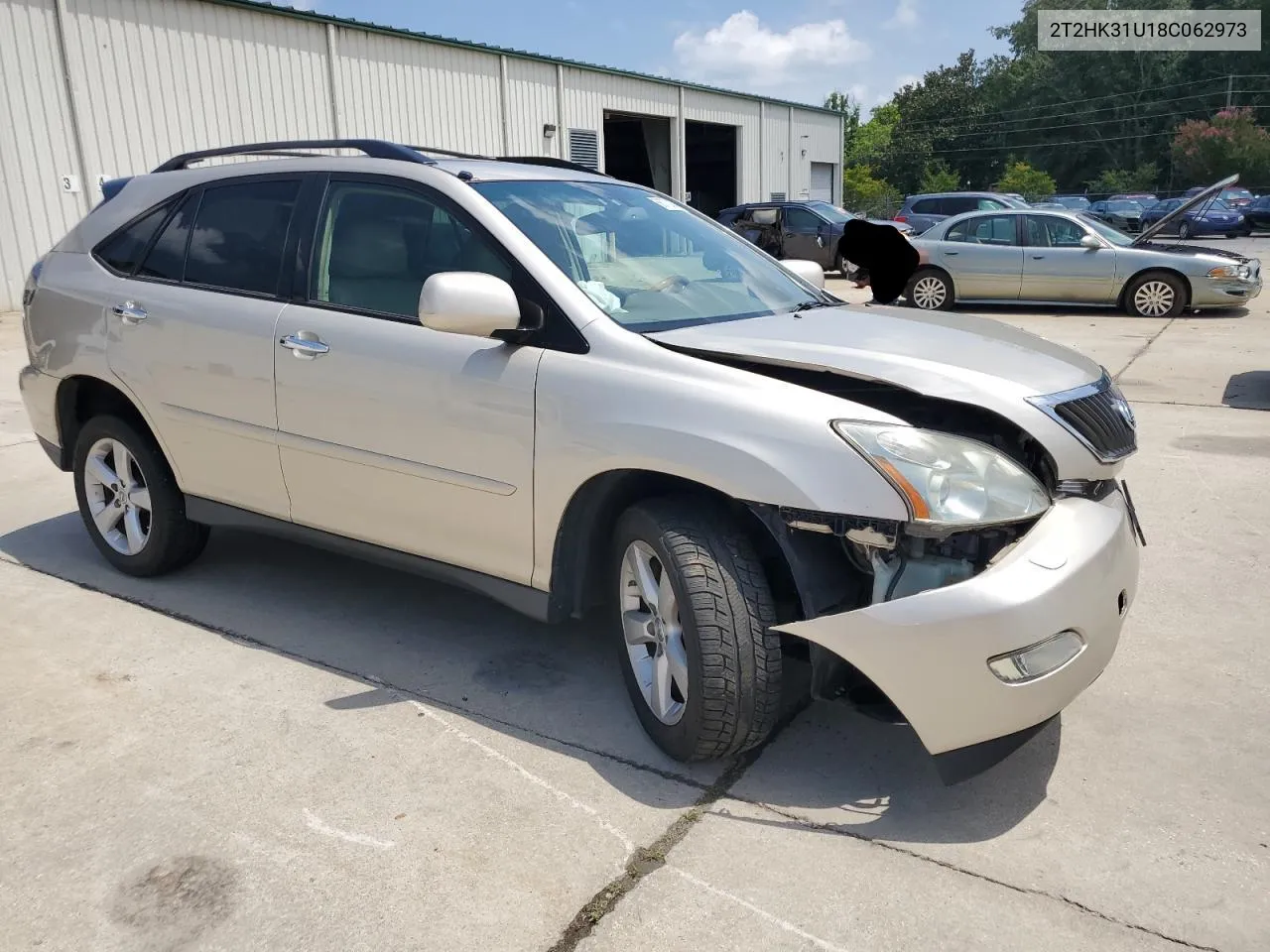 2008 Lexus Rx 350 VIN: 2T2HK31U18C062973 Lot: 66772454